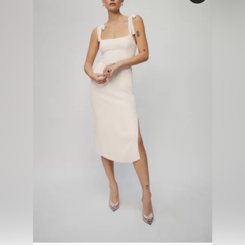 Reformation Bessie White Dress sz 6